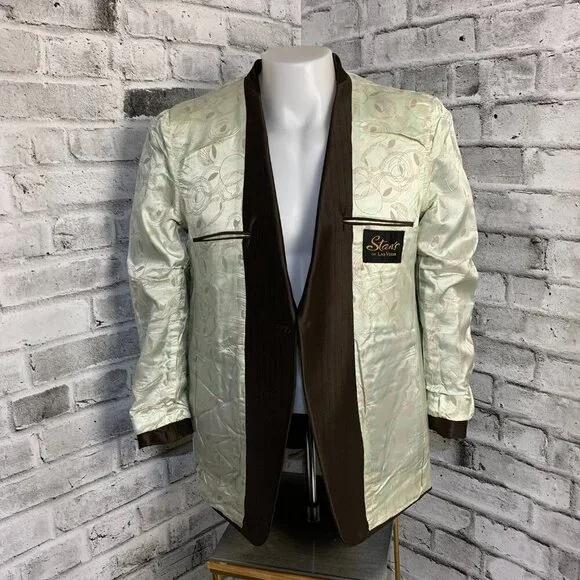 Vintage 70s Stan's of Las Vegas Union Made Chocolate Brown Blazer